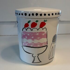 Kate Spade Lenox All In Good Taste Kitchen Canister Retired